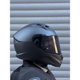 Gıvı 50.7 Mat Siyah Kask + Şeffaf Vizör - XL