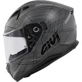 Givi 50.7 Phobıa Mat Tıtanıum-Siyah Kapalı Motosiklet Kaskı