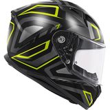 Gıvı 50.7 Proton Mat Tıtanıum-Sarı Kask - 2XL - Çok Renkli