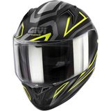 Gıvı 50.7 Proton Mat Tıtanıum-Sarı Kask - L