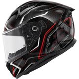 Gıvı 50.8 Mystıcal Siyah-Kırmızı- Kask