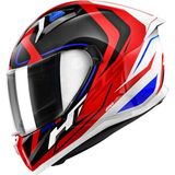 Gıvı 50.8 Racer Beyaz-Kırmızı-Siyah Kask - Beyaz - Kırmızı