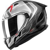 Gıvı 50.8 Racer Mat Siyah-Tıtanıum-Gri Kask - L