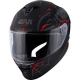 GIVI 50.X ARACHNO MAT SİYAH-KIRMIZI KASK - Diğer