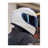 Givi 50.X BEYAZ KASK (MAVİ VİZÖR)
