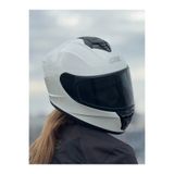 Givi 50.X BEYAZ KASK (SİYAH VİZÖR)
