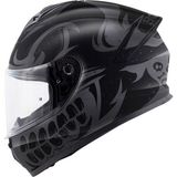 Givi 50.x Bones Mat Siyah-Gri Kapalı Motosiklet Kaskı