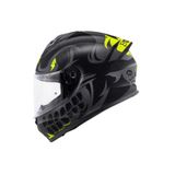 Givi 50.X BONES MAT SİYAH-NEON SARI KASK