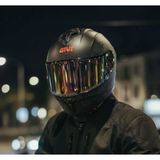 Givi 50.X Snake Mat Karbon Kapalı Motosiklet Kaskı Spectra Gökkuşağı Camlı