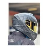Givi 50.X SNAKE MAT KARBON KASK (SARI VİZÖR)