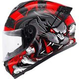 Gıvı 50.x Wıld Mat Siyah-Kırmızı Kapalı Kask - 2XL - Mat Siyah - Kırmızı