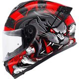 Gıvı 50.x Wıld Mat Siyah-Kırmızı Kask - XS