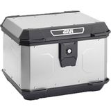Givi ALP44A2 Alpina Alüminyum Arka Monolock Çanta (Gri) - Tek Renk - Standart