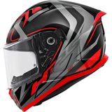 Givi Gıvı 50.8 Racer Siyah-Tıtanıum-Kırmızı Kask - Çok Renkli
