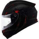 Givi Gıvı 50.x Arachno Mat Siyah-Kırmızı Kask - L - Tek Renk
