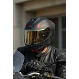 Givi Gıvı 50.x Bones Kırmızı / 1 Renkli 1 Şeffaf Vizörlü Motosiklet Kask