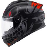 Givi Gıvı 50.x Bones Mat Siyah-Kırmızı Kask - L - Çok Renkli