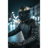 Givi Gıvı 50.x Bones Sarı/ 1 Renkli 1 Şeffaf Vizörlü Motosiklet Kask - XS