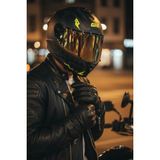 Givi Gıvı 50.x Bones Sarı/ 1 Renkli 1 Şeffaf Vizörlü Motosiklet Kask
