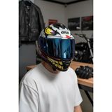 Givi Gıvı 50.x Joke / 1 Renkli 1 Şeffaf Vizörlü Motosiklet Kask - XS