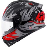 Givi Gıvı 50.x Sharkbıte Mat Siyah-Gri-Kırmızı Kask - 2XL