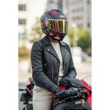 Givi Gıvı 50.x Wıld Mat Kırmızı / 1 Renkli 1 Şeffaf Vizörlü Motosiklet Kask