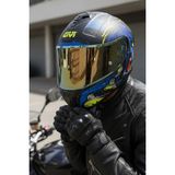 Givi Gıvı 50.x Wıld Mat Mavi / 1 Renkli 1 Şeffaf Vizörlü Motosiklet Kask