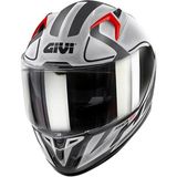 Givi Motosiklet Kaskı Givi 50.8 Racer Mat Siyah Titanium Gri Kask