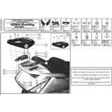 Givi SR19M Honda Silverwing - ABS 400-600 01-09 - SW-T 400-600 09-17 Arka Çanta Taşıyıcı