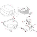 Givi Z310 Çanta Alt Tabla Kilit Sacı