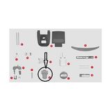 Givi Z315 E300-E30-E280-E33 Çanta Tabla Düğmesi