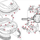 Givi Z613N E52 Çanta Kilit Mekanizma Kapak