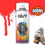 Givy Akrilik Sprey Boya 400 ml Sbx - Floresan Kırmızı