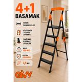GİVY Forte Ev Tipi Plastik Geniş Basamaklı 4+1 Merdiven