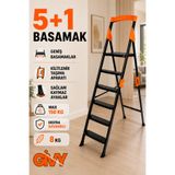 GİVY Forte Ev Tipi Plastik Geniş Basamaklı 5+1 Merdiven