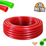 Givy Silikonlu Hortum Pvc 1/2″ Çizgili Hortum | Esnek Bahçe ve Sulama Hortumu 13 kg | 12,5 mm - 30 Metre