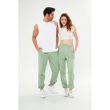 giyadda Unisex Yeşil Bol Kalıp Jogger Eşofman Altı (Sevgili Kombini Tavsiyesi) - Açık Çağla Yeşili