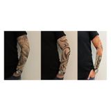 Giyilebilir Dövme 3 Çift 6 Adet Kol Çorap Dövmesi Sleeve Tattoo Set13