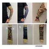 Giyilebilir Dövme 3 Çift 6 Adet Kol Çorap Dövmesi Sleeve tattoo Set8