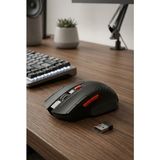 Giyitec 2.4 Ghz Kablosuz Oyuncu ve Ofis Faresi - Ergonomik Tasarım 5 Tuşlu Wireless Mouse - Siyah