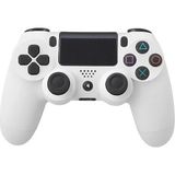 Giyitec Js4 Double Shock Kablosuz Oyun Kolu – Ps4 / Pc Uyumlu Gamepad - Beyaz