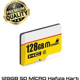 Giyitec Micro Sd Tf Hafıza Kartı -Telefon, Drone, Kamera Uyumlu + Sd Adaptör Hediyeli 128GB