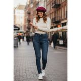 Giyu Shop Kadın Fransız Keçe Ressam Bere - Standart - Bordo