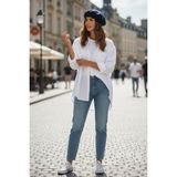 Giyu Shop Kadın Fransız Keçe Ressam Bere - Standart - Lacivert