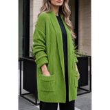 giyze Cepli Triko Hırka R4596 Yeşil