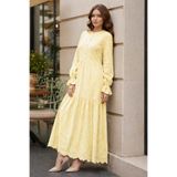 giyze Fisto Elbise B4469 Sarı