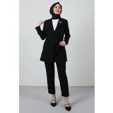 giz astore Taşlı Broşürlü Takım Siyah