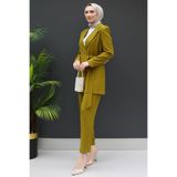 giz astore Taşlı Broşürlü Takım Yağ Yeşil