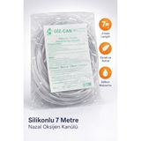 Giz-Can Gız-Can Silikonlu 7 Metre Nazal Oksijen Kanülü Yumuşak Esnek Şeffaf Tüp