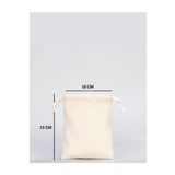 GİZ GÖK STORE 4 Boy Ham Bez Kese Küçük Boy Saklama Kesesi Kına Düğün Paketleme Organizasyon Kesesi